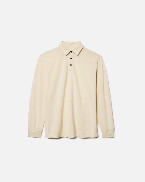 Natural Merino Long Sleeve Golf Shirt