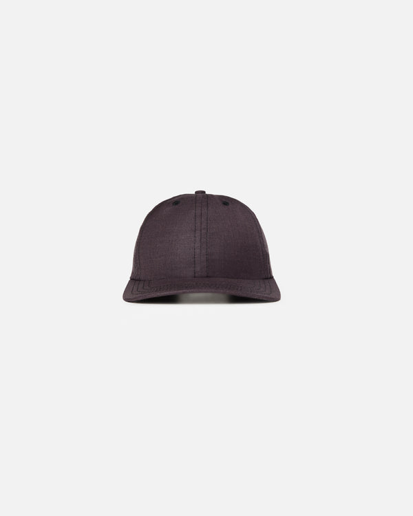 Eggplant Woven Merino Golf Hat