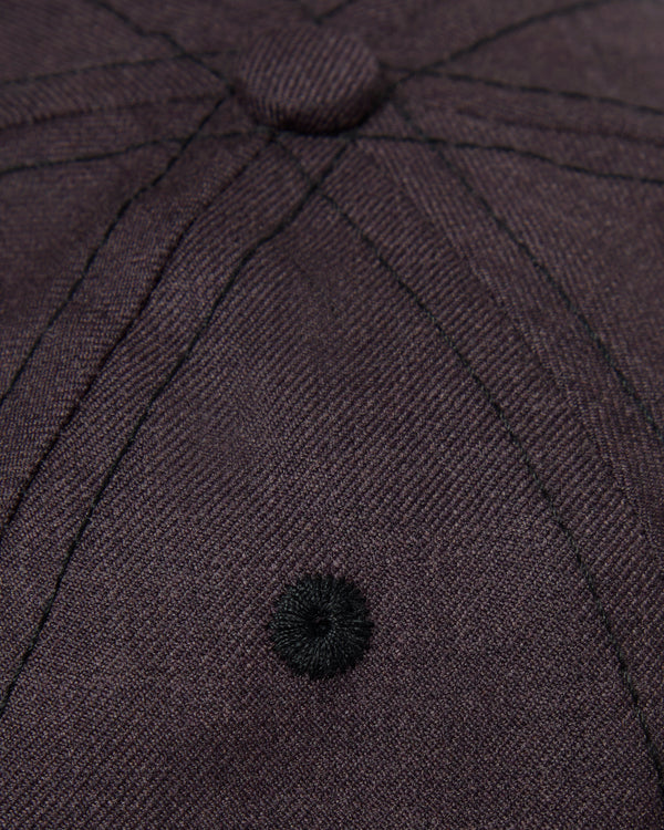 Eggplant Woven Merino Golf Hat