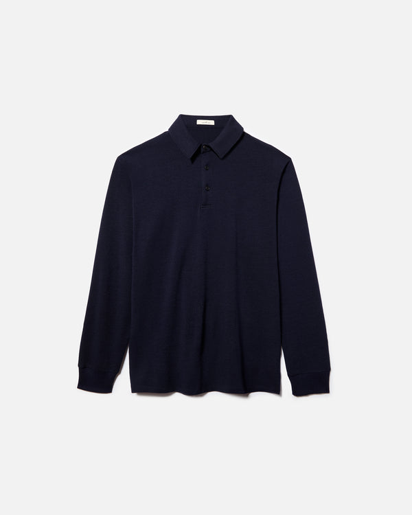 Merino Long Sleeve Golf Shirt – Mid-Weight