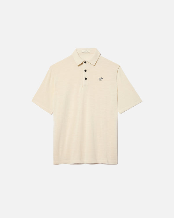 Natural Merino Short Sleeve Golf Shirt – Mid-Weight