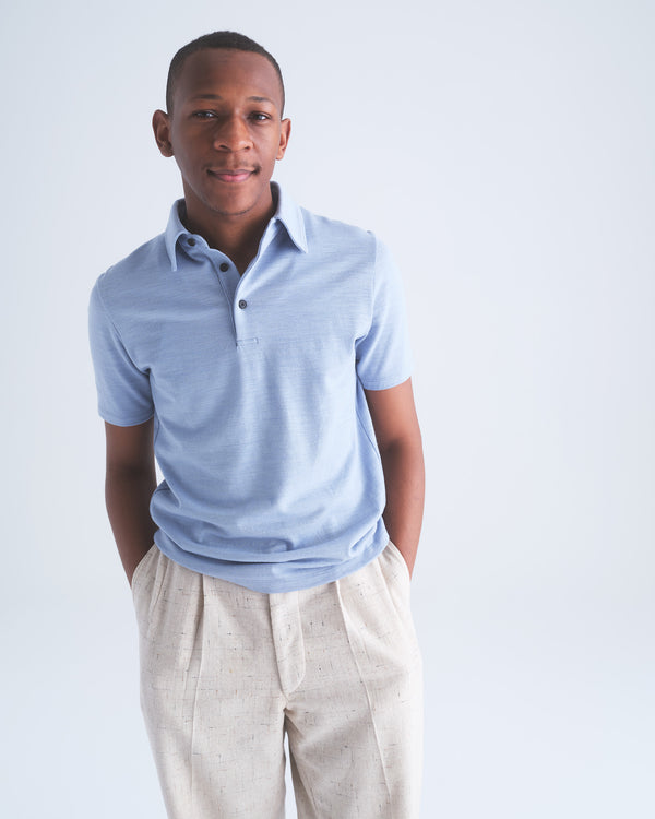 Merino Short Sleeve Golf Shirt – Light-Weight