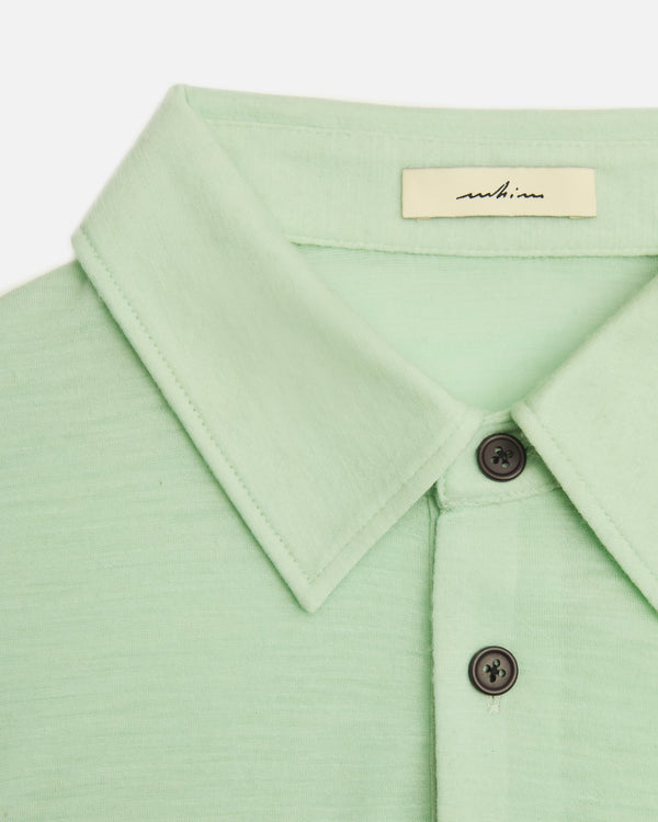 Jade Merino Long Sleeve Golf Shirt - Light Weight