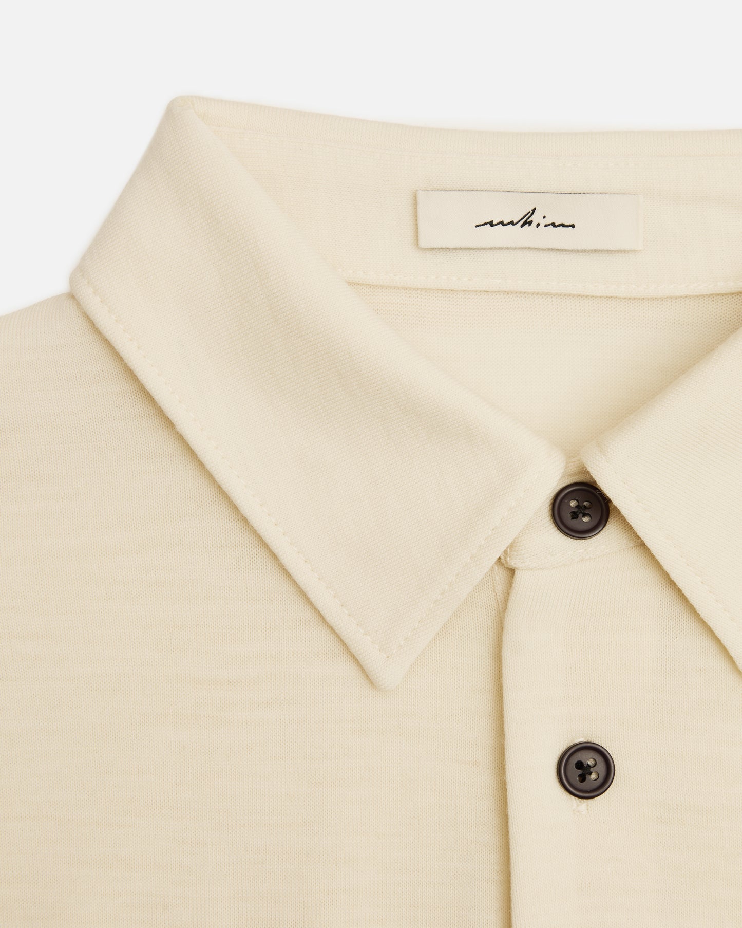 Natural Merino Long Sleeve Golf Shirt