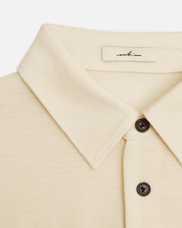 Natural Merino Long Sleeve Golf Shirt