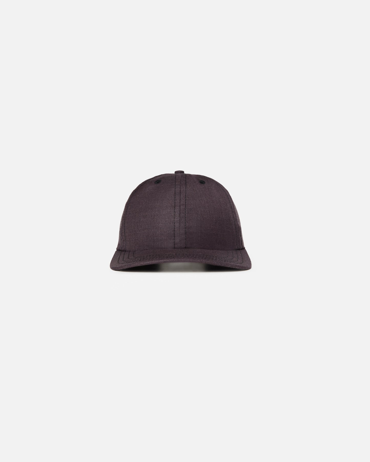 Eggplant Woven Merino Golf Hat