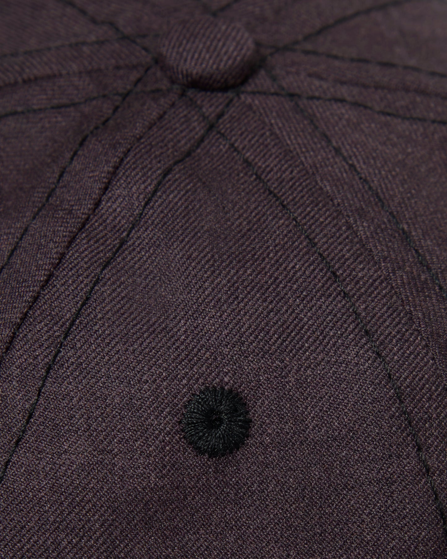 Eggplant Woven Merino Golf Hat