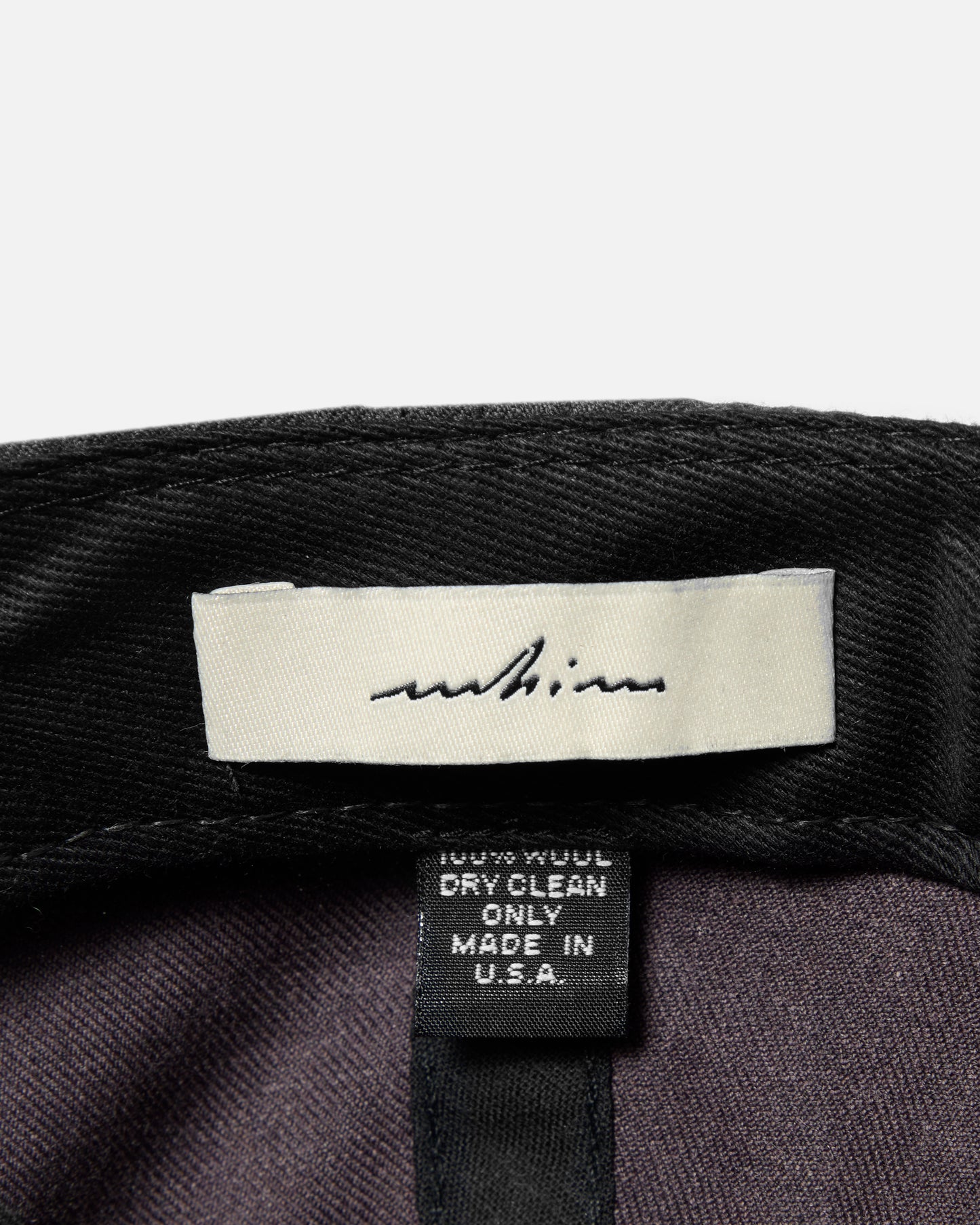 Eggplant Woven Merino Golf Hat