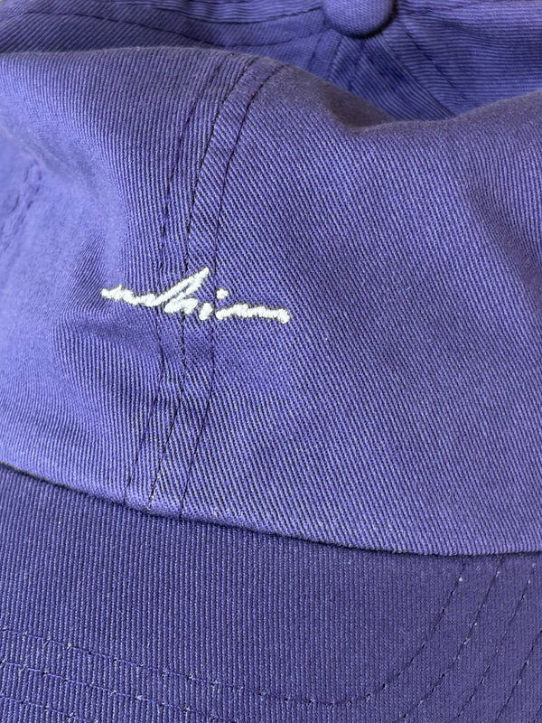 Purple Embroidered Hat