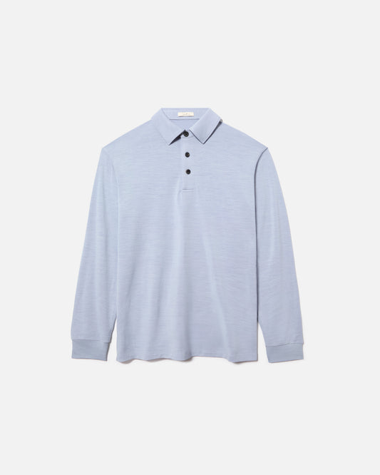 Merino Long Sleeve Golf Shirt – Mid-Weight