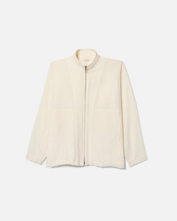 Woven Merino Swing Jacket