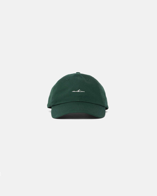 Forest Green Embroidered Hat