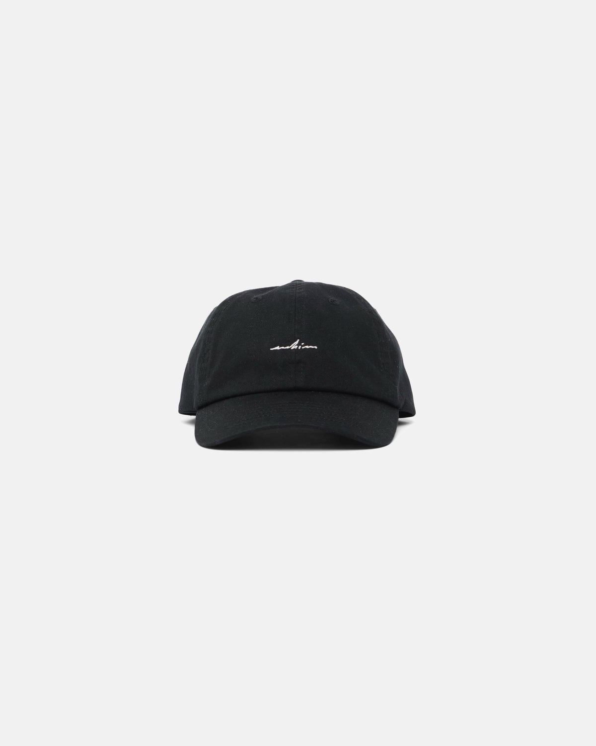 Black Embroidered Hat