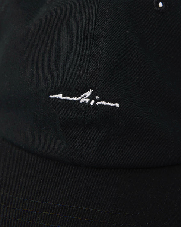 Black Embroidered Hat