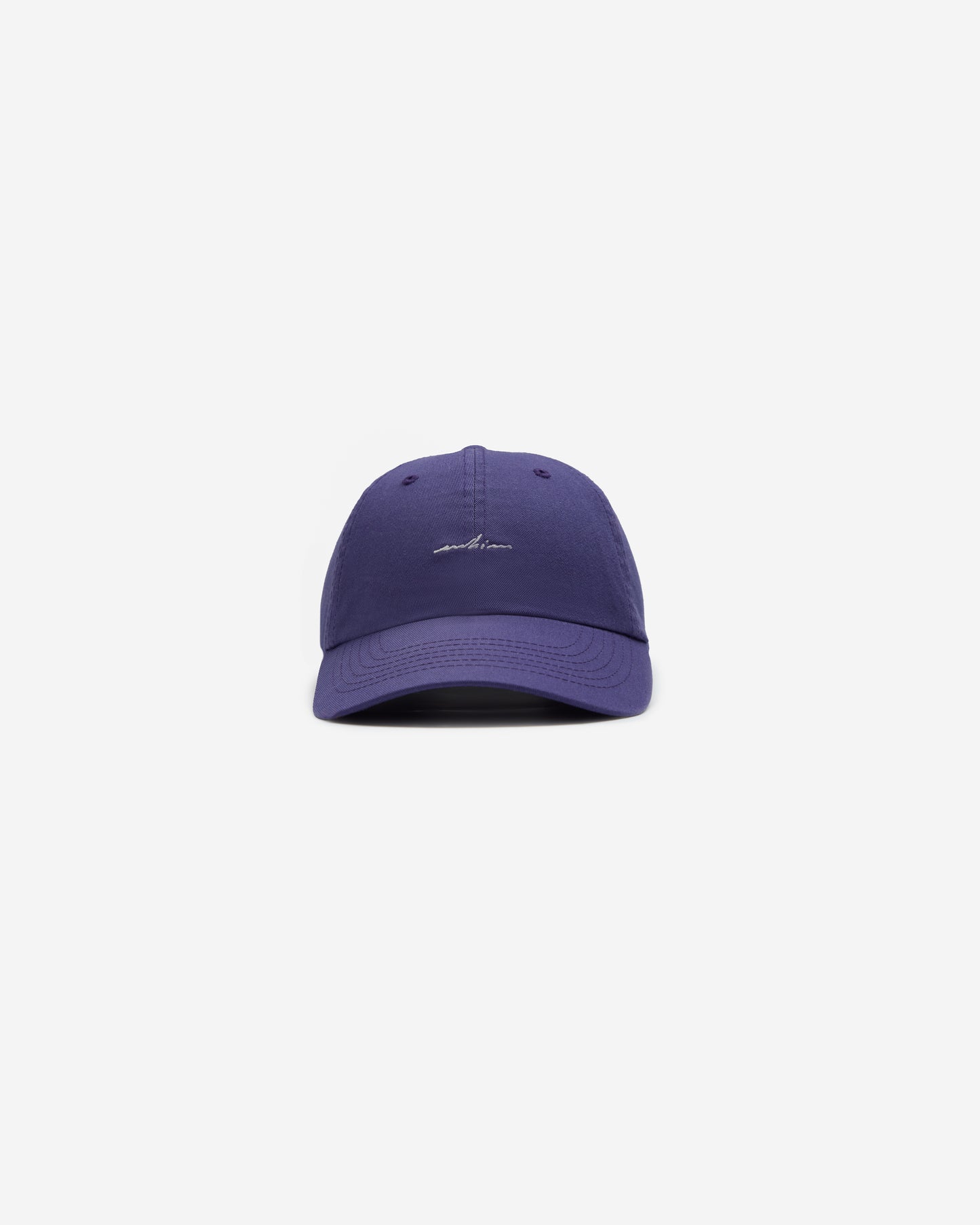 Purple Embroidered Hat