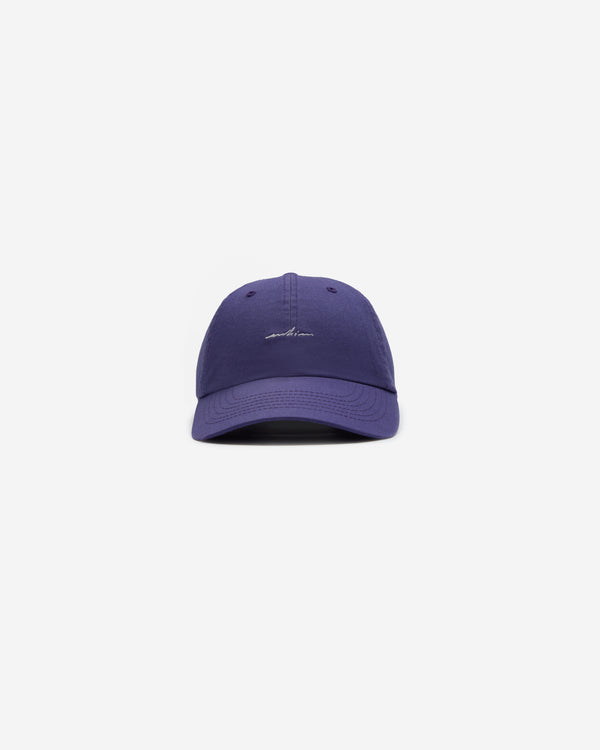 Purple Embroidered Hat