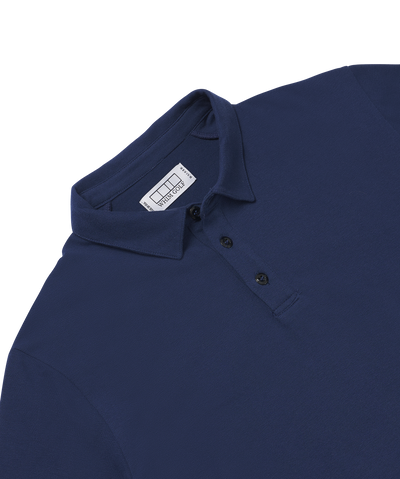 Cotton Polo Shirt - Navy