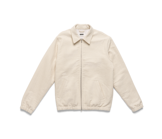 White Cotton Cloth Club Jacket