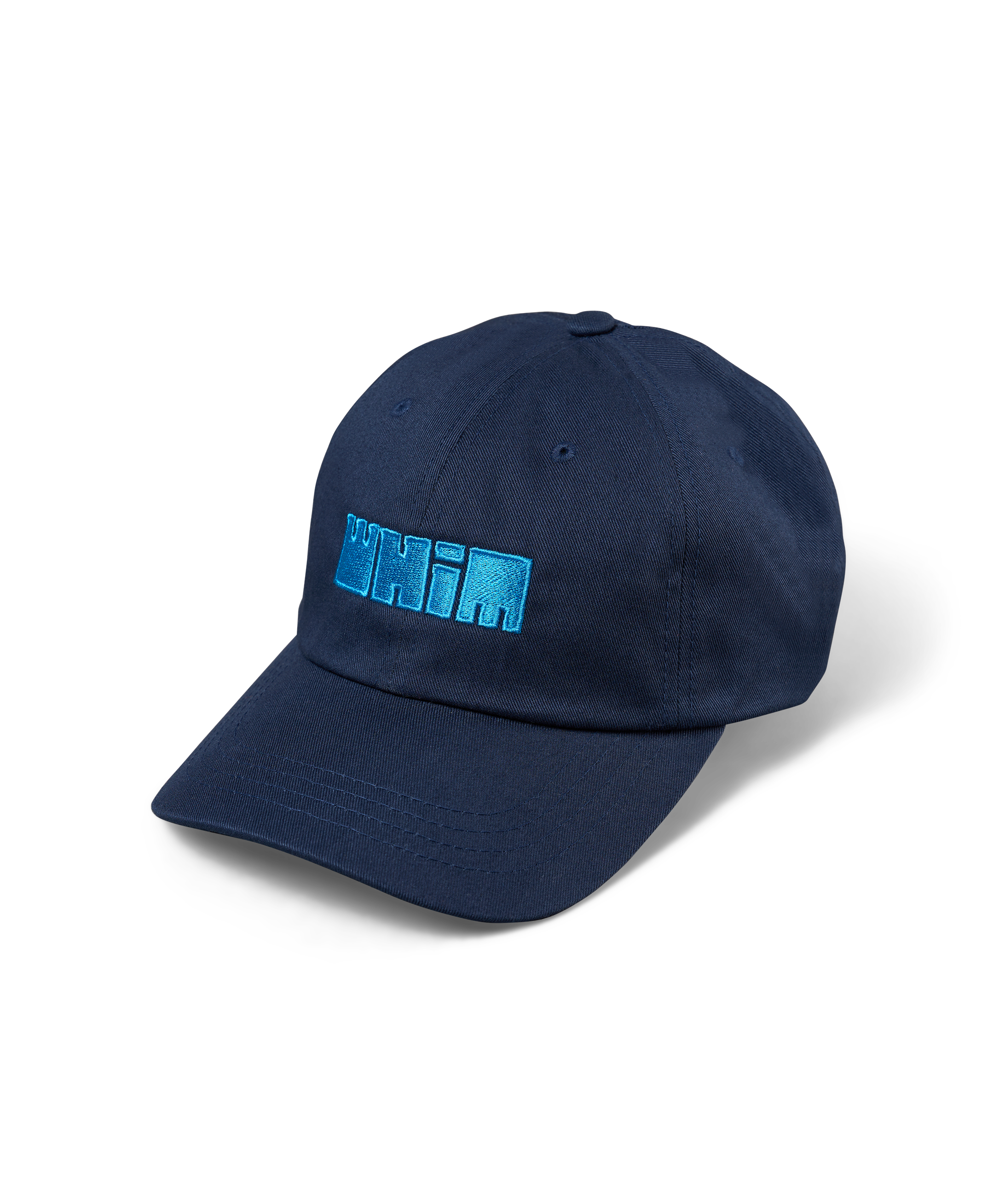 Embroidered Whim Dad Hat - Navy & Blue