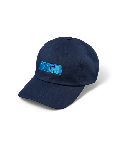 Embroidered Whim Dad Hat - Navy & Blue