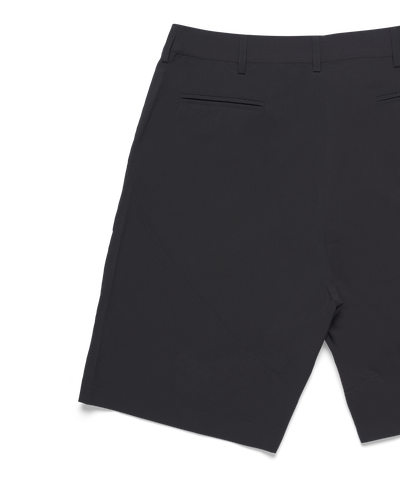 Golf Short - Black Stretch Nylon