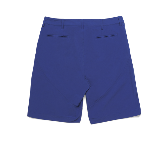 Golf Short - Blue Stretch Nylon