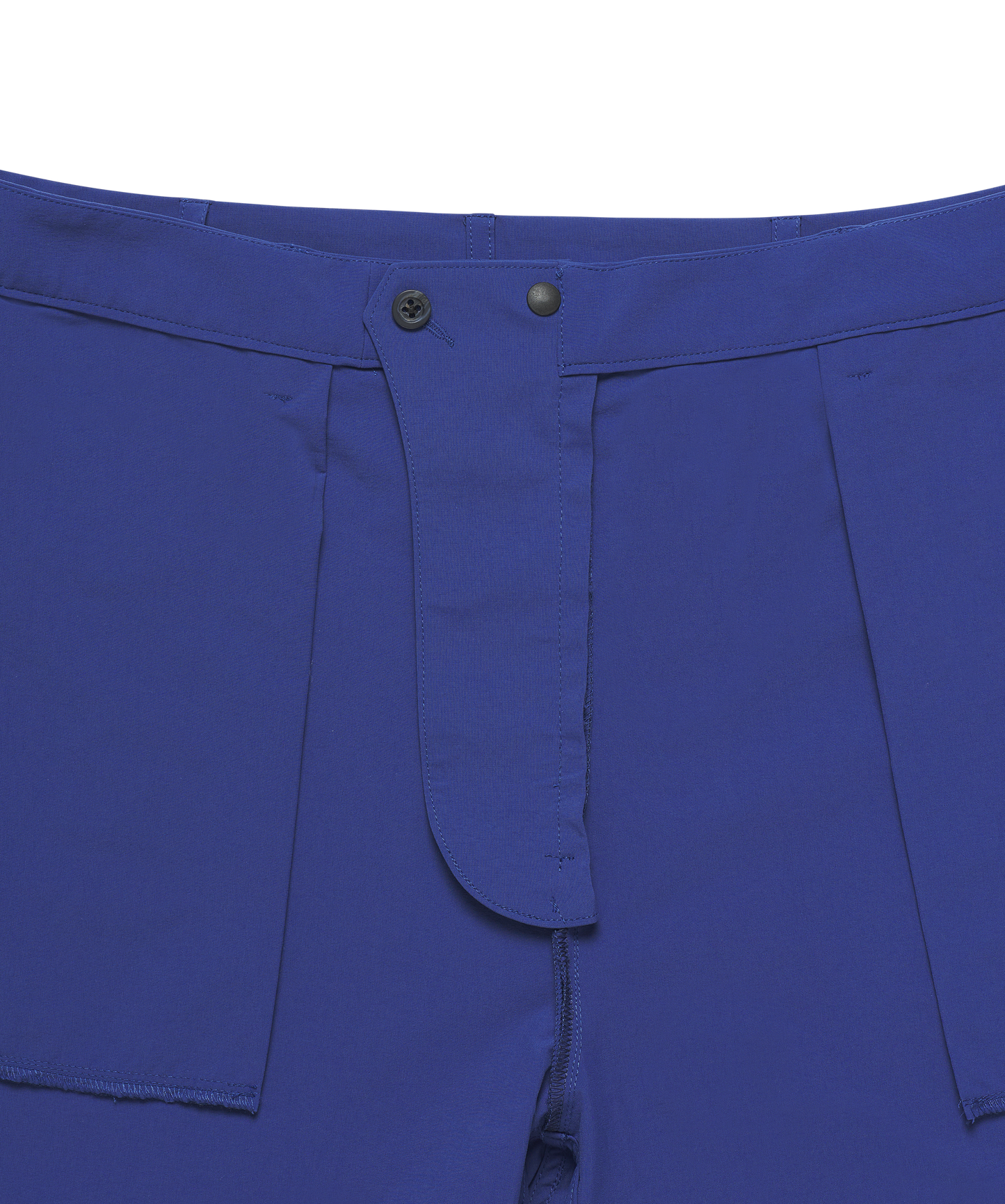 Golf Short - Blue Stretch Nylon