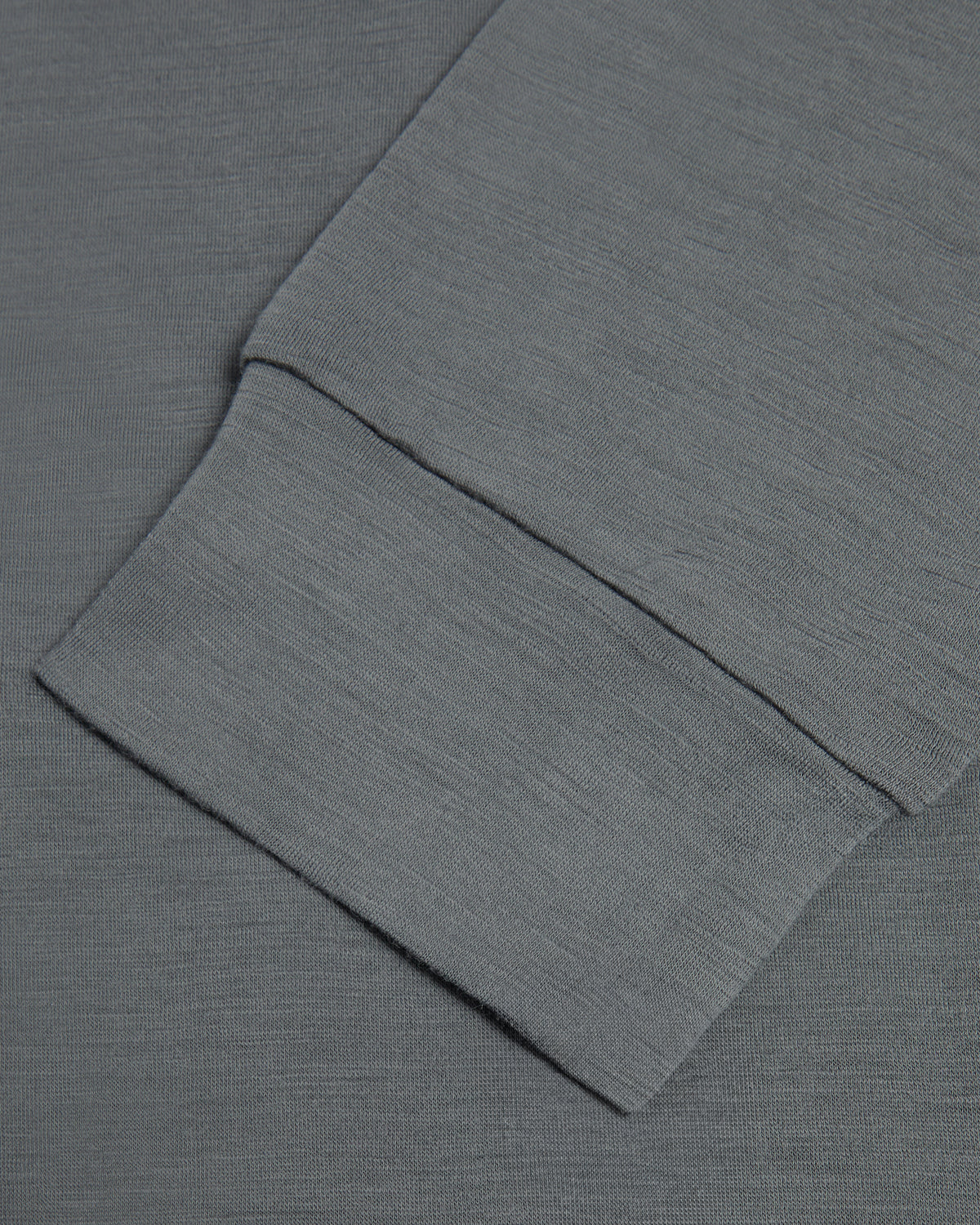 Slate Merino Long Sleeve Golf Shirt – Light Weight