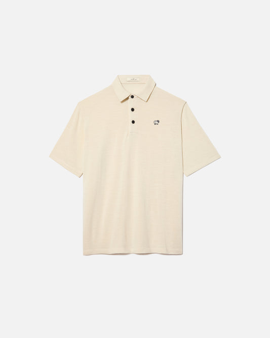 Natural Merino Short Sleeve Golf Shirt – Mid-Weight