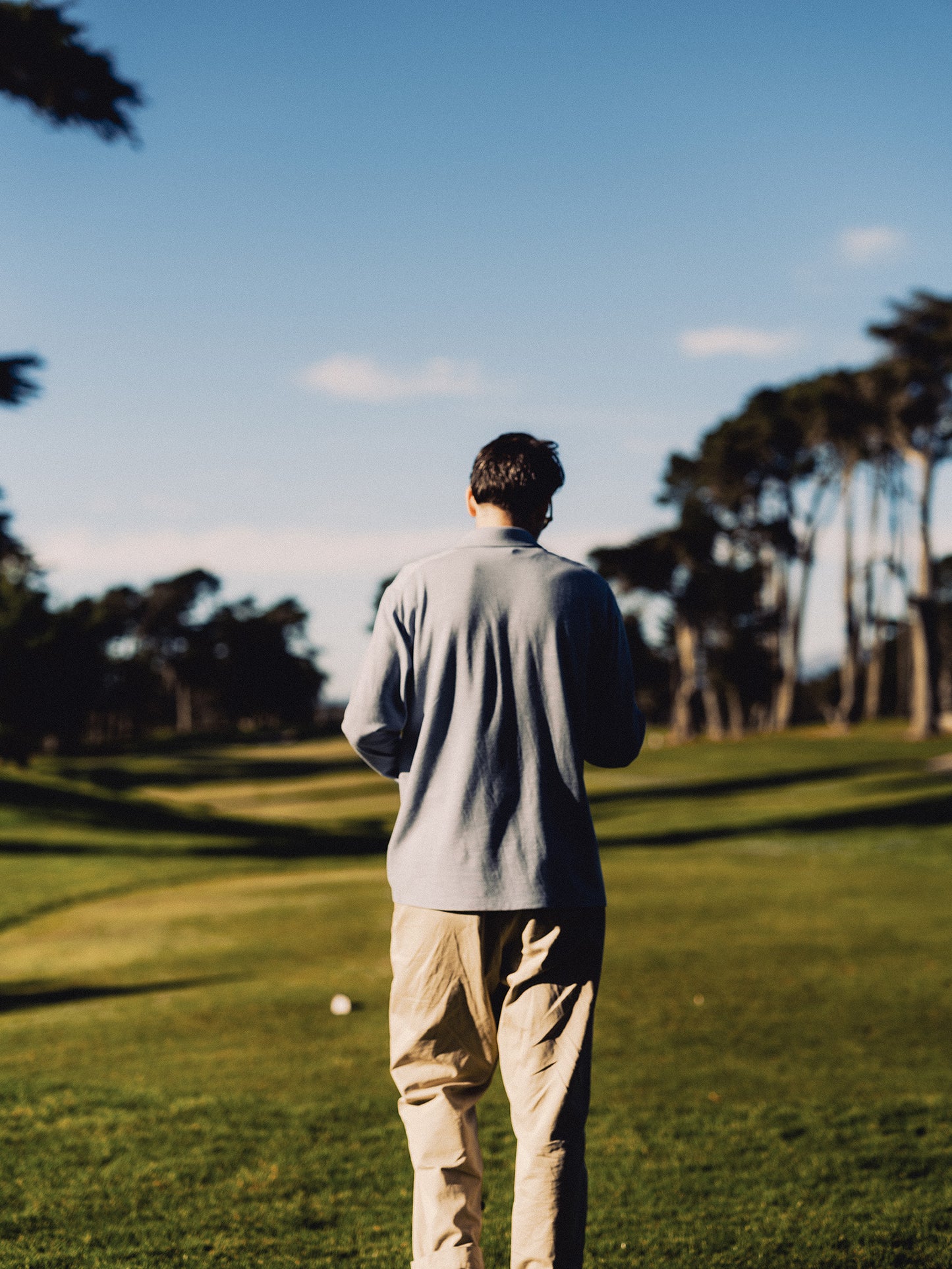 Merino Long Sleeve Golf Shirt – Mid-Weight