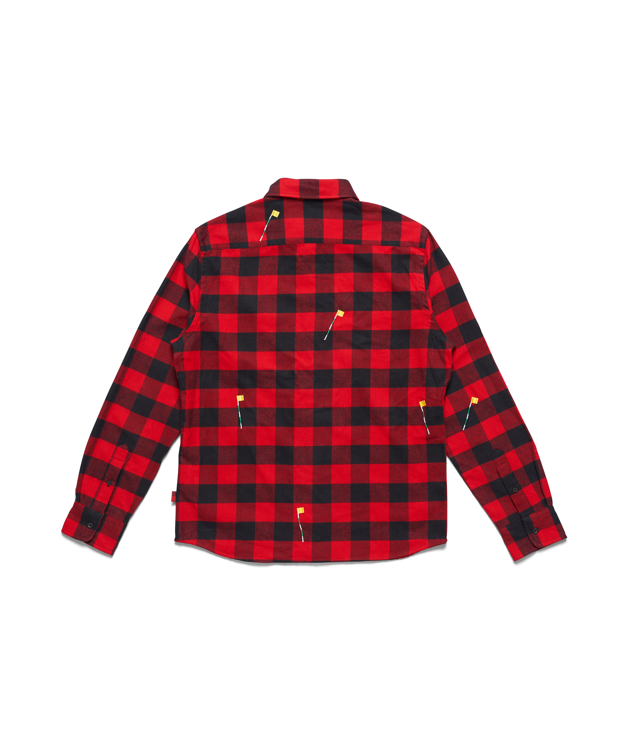 Allover Flag Embroidered Woolrich® Buffalo Flannel