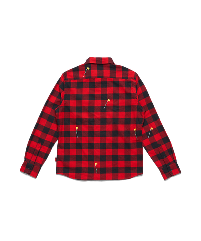 Allover Flag Embroidered Woolrich® Buffalo Flannel