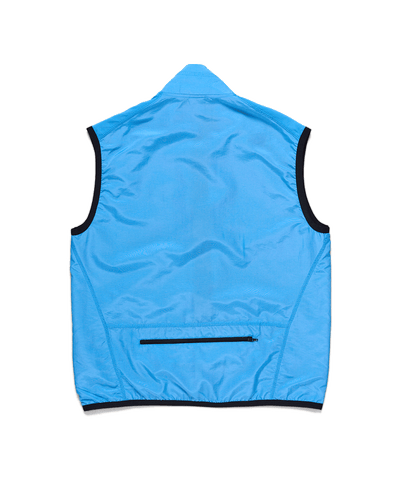 Electric Blue Full Zip Nylon Vest